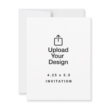4.25x5 invitation, upload your image, custom print invitation