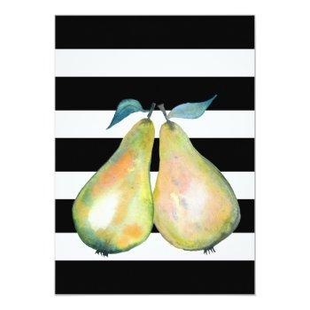 A Perfect Pair!  Modern Pear Couples Front View