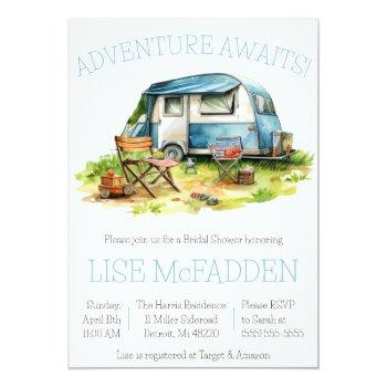 Adventure Awaits! Trailer, Camping Front View