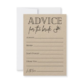 advice for the bride to be