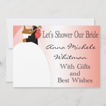 african american bridal shower invitation
