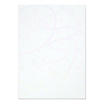 African American Lingerie Bridal Shower Violet Invitation Front View