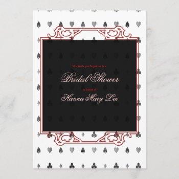 alice in wonderland bridal shower invitation