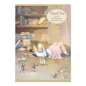 Alice In Wonderland Thank You Bridal Shower Front View