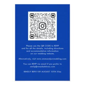 All In One Qr Code Black Silver Blue Navy Glitter Front View