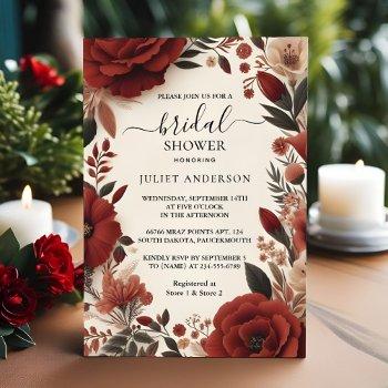 an rustic fiesta rustic bold spanish bridal shower invitation