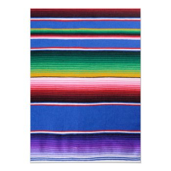 Any Event - Mexican Fiesta Party Invitation Front View
