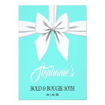 Aqua Elegant Fancy Tiffany Birthday Keepsake Keychain Front View