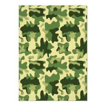 Army Camo Advice For The Bride Shower Game Front View