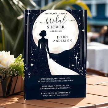 at costume men tuxedo bold black tie bridal shower invitation