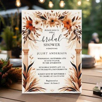 at rustic fiesta rustic bold spanish bridal shower invitation