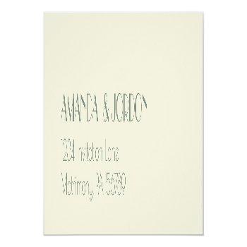 Autumn Boho Deco | Cream Return Address Label Front View