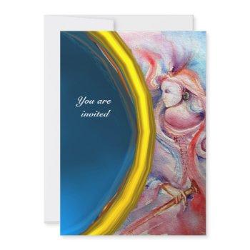 avalon , gem blue invitation