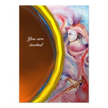 Avalon , Gem Orange Invitation Front View
