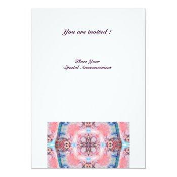 Avalon Monogram 2, Pink Purple  Metallic Champagne Invitation Front View