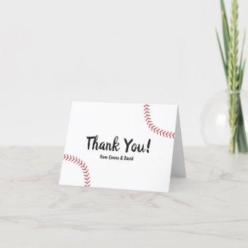 baseball sports theme thank you