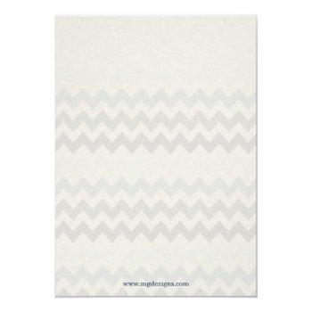 Blue Chevron Starfish Beach Bridal Shower Invites Front View