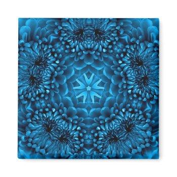 blue dahlia magnet