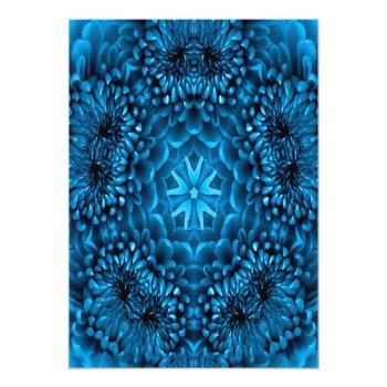 Blue Dahlia Magnet Front View