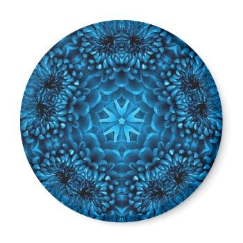 blue dahlia magnet