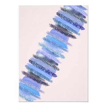 Blue Pink Glitter Nail Polish Spa Front View