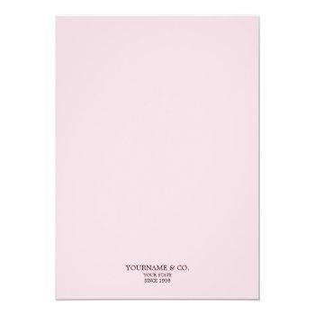 Blush Pink Girly Fancy Tiffany Birthday Invitation Front View