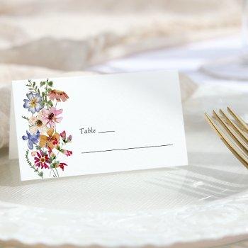 boho folded place card
