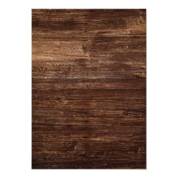 Bold Country Sunflower | Wood Lingerie Shower Invitation Front View