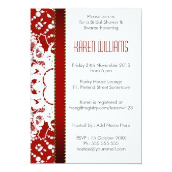 Bold Red Batik Love Heart Front View