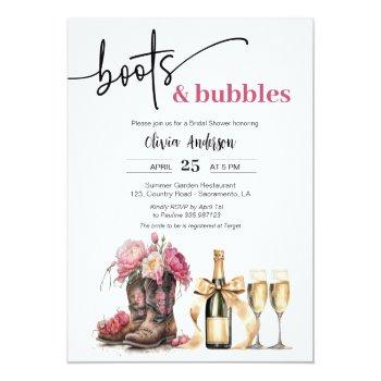 Boots And Bubbles  Card Front View