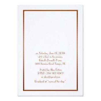 Great Gatsby, Gold Pink Invitation Front View