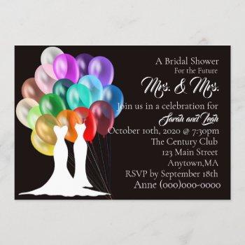 bridal shower invitation mrs & mrs