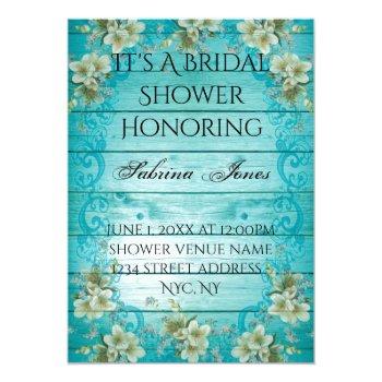 Bridal Shower Invite Personalize Destiny Destiny's Front View