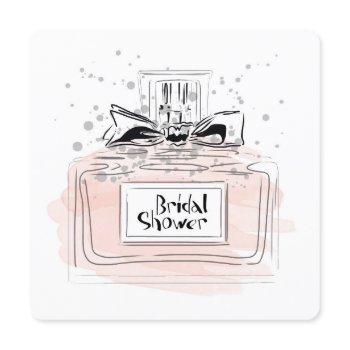 bridal shower perfume bottle invitation