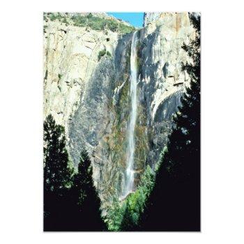 Bridal Veil Falls - Yosemite National Park Postcard Front View