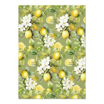 Bright Lemon Floral | Cute Casual Front View