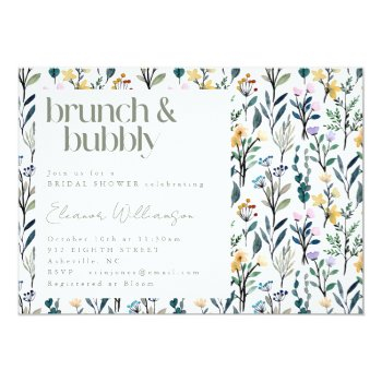 Brunch And Bubbly Spring Floral Front View