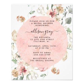 budget bridal shower invitation | annabeth flyer