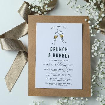 budget champagne brunch and bubbly bridal shower