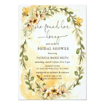 Budget She Found Her Honey Bee Bridal Shower Front View