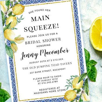 budget she found her main squeeze lemon invitation