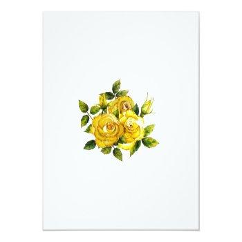 Budget Yellow Rose Front View