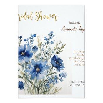 Bunch Of Flowers Elegant Watercolor Front View