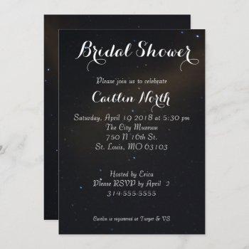 celestial dreams bridal shower invitation