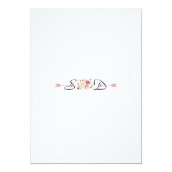 Charm Pink Blush Floral Antlers Front View