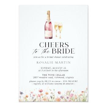 Cheers | Cute Girly Pink Champagne Front View