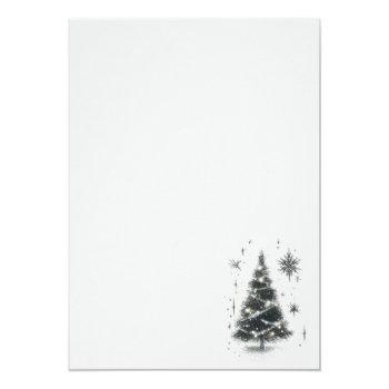Christmas Grooms Shower Invitation Front View