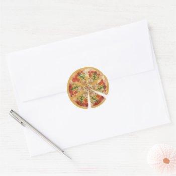 christmas pizza  sticker