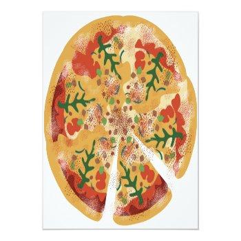 Christmas Pizza  Sticker Front View