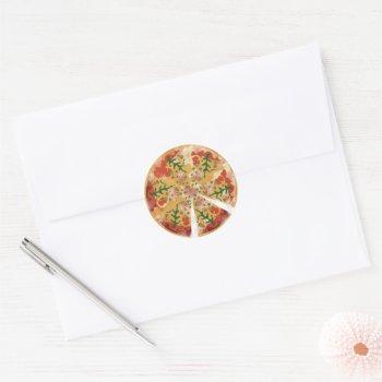 christmas pizza  sticker
